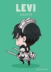 LEVI女僕長明信片