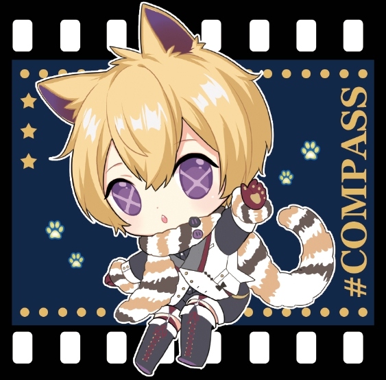 コンパス 方型徽章