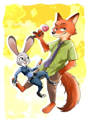 ZOOTOPIA明信片