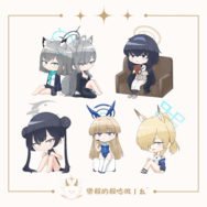 【殽】壓克力吊飾｜白子&白子*TERROR、憂、妃姬、季(兔女郎)、環奈(泳裝)｜蔚藍檔案