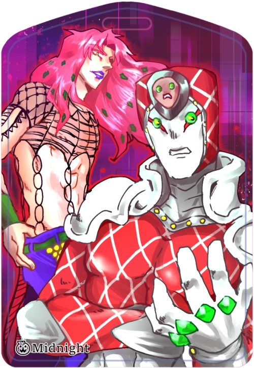 JOJO的奇妙冒險 緋紅之王&amp;迪亞波羅 卡套