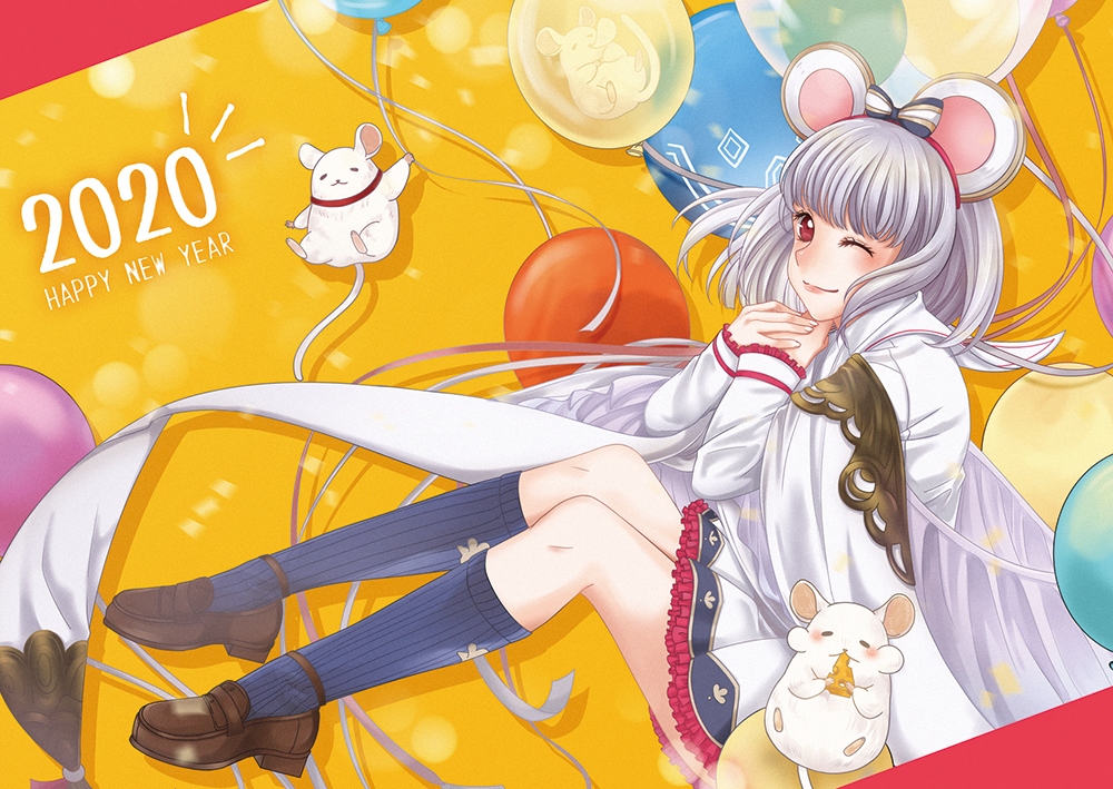 GBF 碧藍幻想｜2020鼠神將 碧卡拉 賀年卡