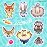 Zootopia貼紙
