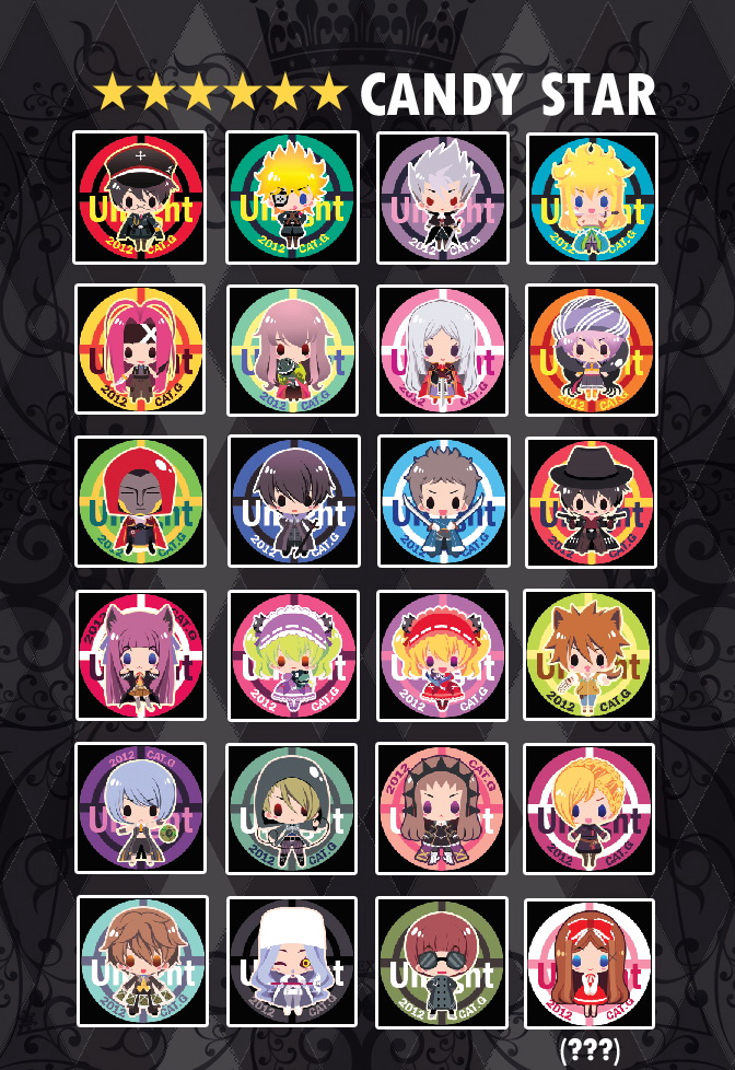 CANDY STAR-UL全套徽章