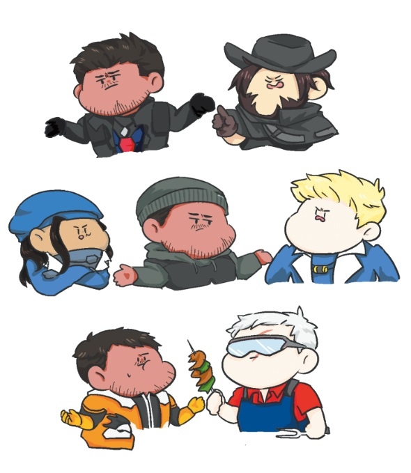 【Overwatch】小加DGAF貼紙