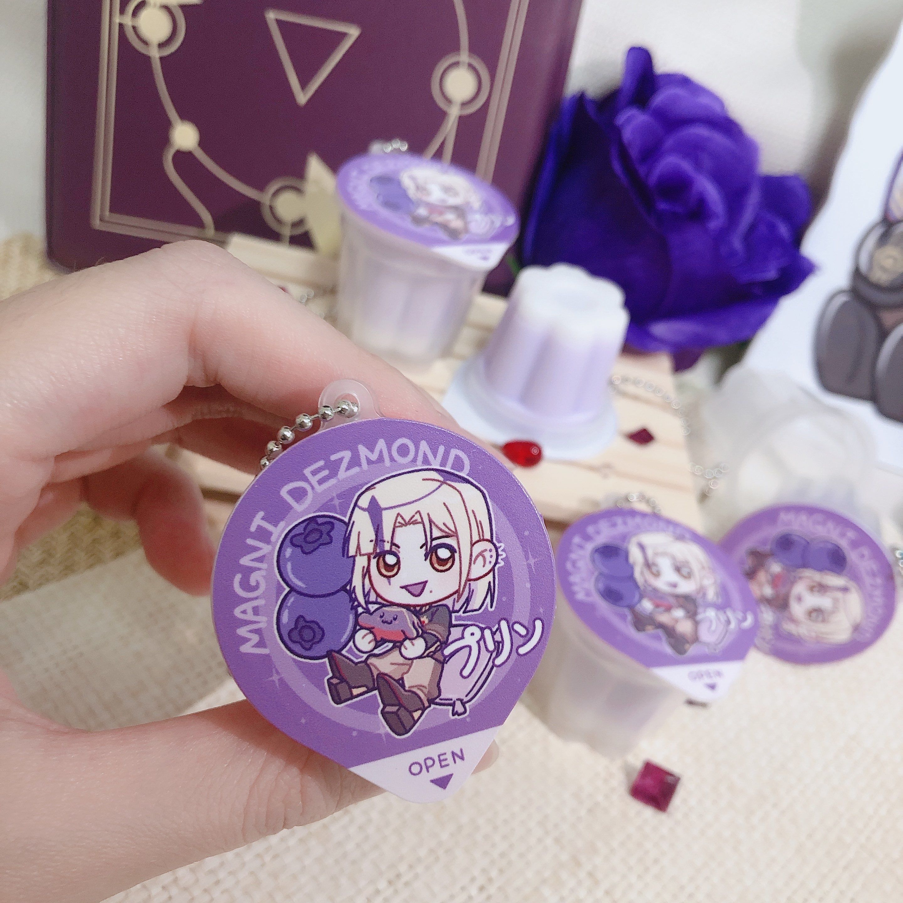 【Holostars TEMPUS】Magni捏捏布丁吊飾