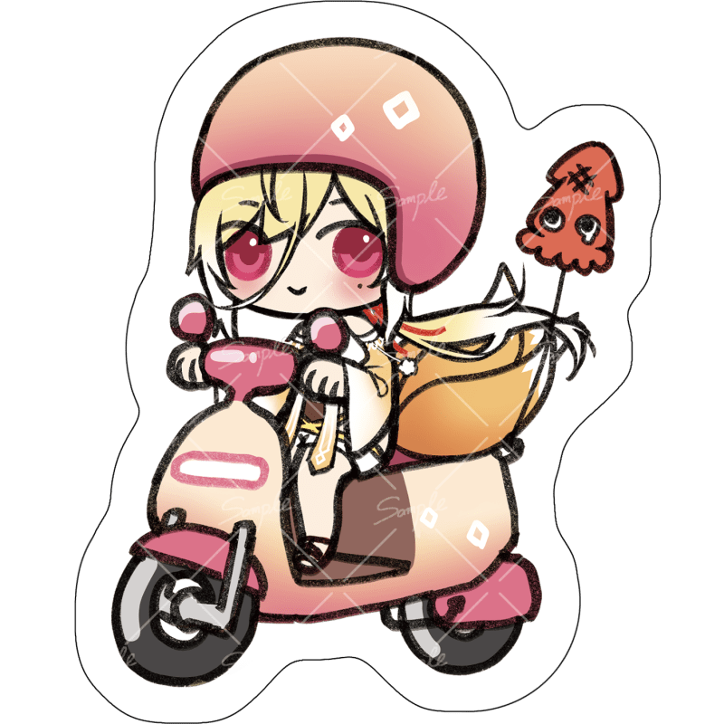 【原創】狐仙車車貼紙