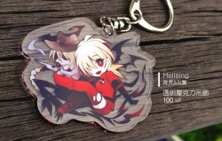 【Hellsing】隊長&女警 透明壓克力吊飾