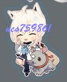虛擬主播hololive Vtuber-同人二創掛件鑰匙扣&角色Q雙面壓克力吊飾鑰匙圈(動物篇)