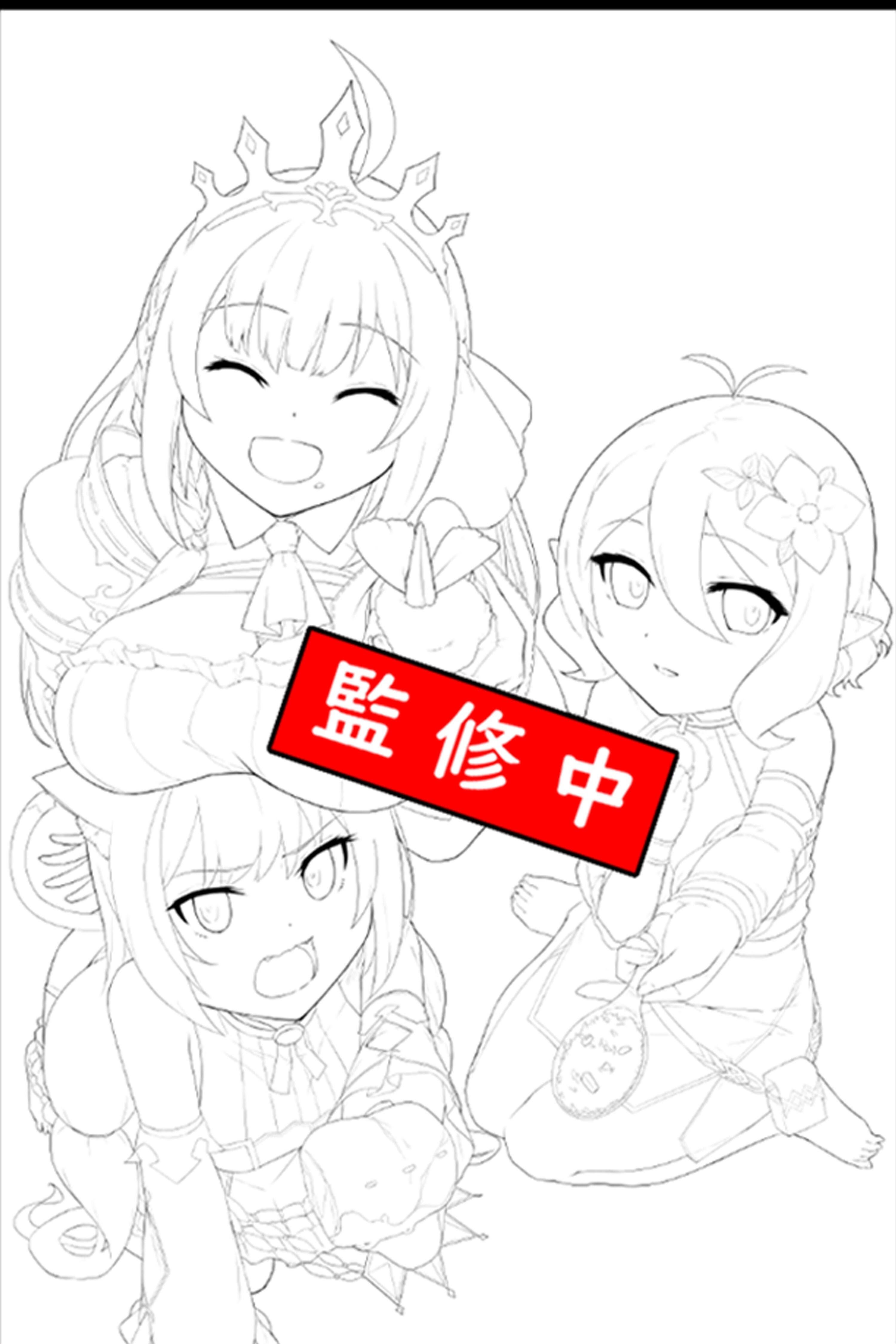 公主連結 人氣公會掛軸