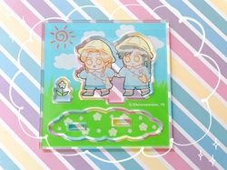 幼兒園花憐塗鴉風立牌
