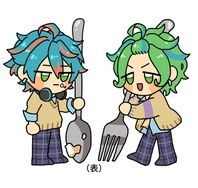 二条雙子飯友