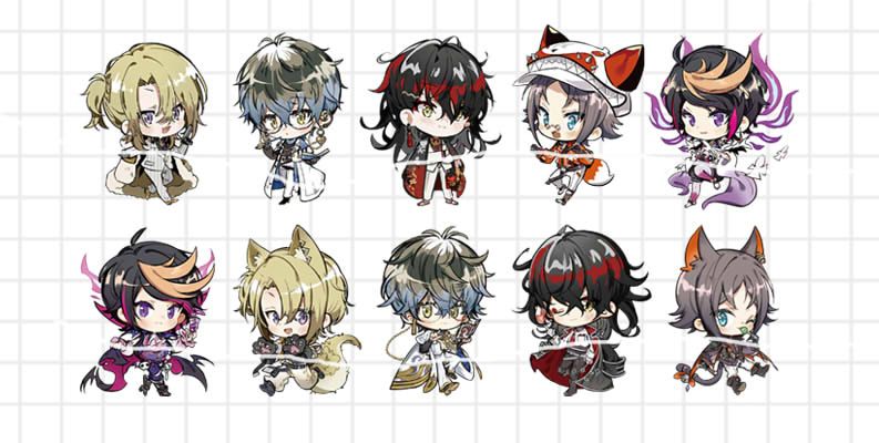 【非公式】NIJISANJI EN LUXIEM 迷你立牌