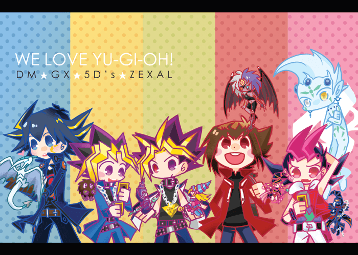 遊戲王全員雙面明信片組