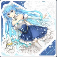 自組版 (組合版) 雪初音2019壓克力立牌