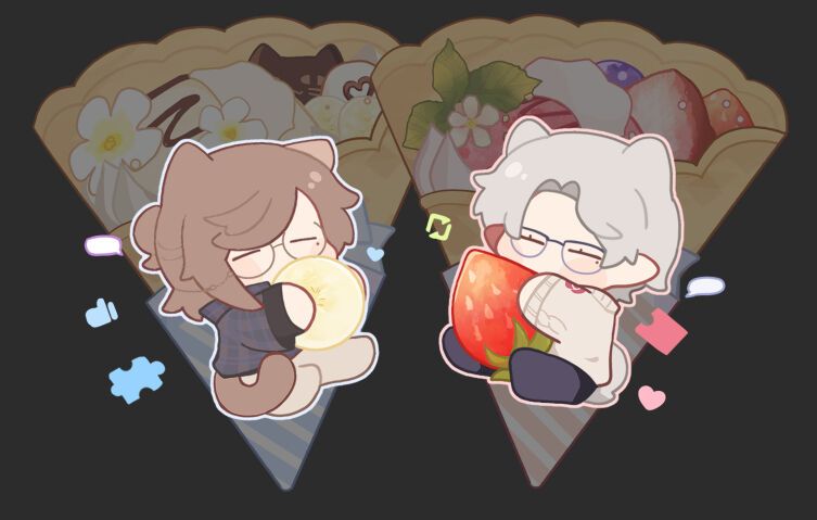 《彩虹社》ChroNoiR甜蜜可麗餅保護套組
