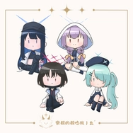 【殽】飯友(厚壓克力/無底座立牌)｜沙織、敦子、美咲、日和｜蔚藍檔案