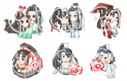 【渣反】【魔道】【天官】無料貼紙、胸章
