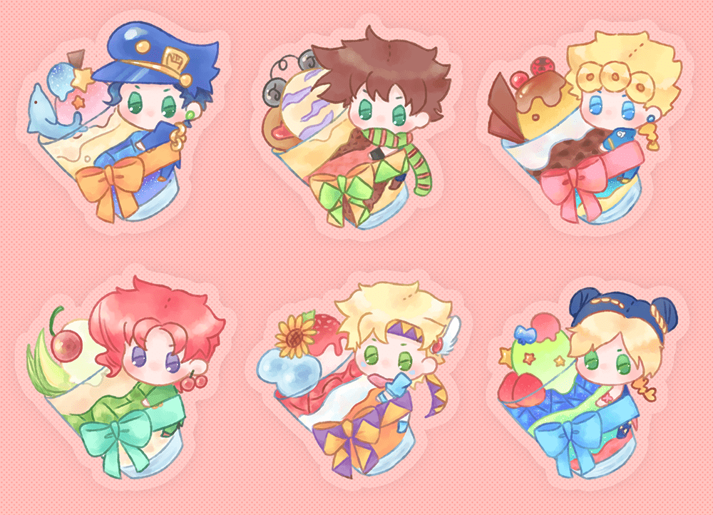 【JOJO】混部 聖代滴膠壓克力吊飾