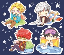 【Mystic Messenger】「9：00 P.M.」RFA男子組單售壓克力吊飾
