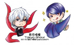 【東京喰種】金木研&月山習-小貼紙