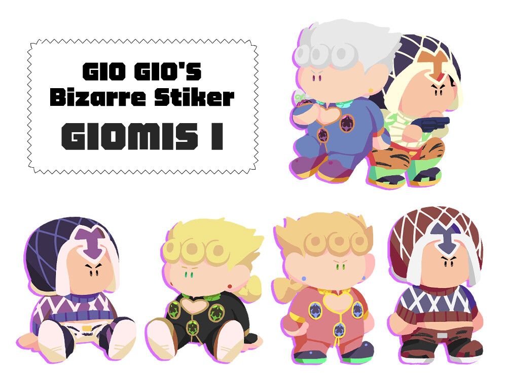 【JOJO】喬魯米斯全斷貼紙 I