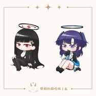 【殽】壓克力吊飾｜星野、莉央、優香、聖亞｜蔚藍檔案