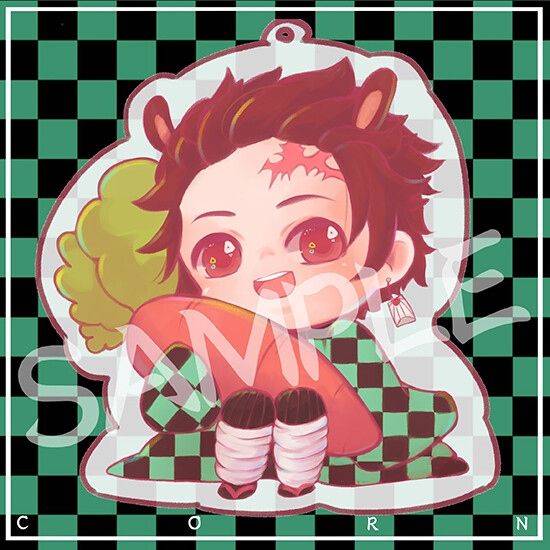 《鬼滅之刃x獸耳吊飾》兔兔竈門炭治郎