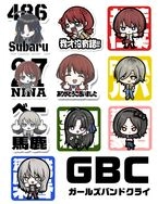 GBC 有刺無刺 厚磅耐磨防水貼紙 井芹仁菜 河原木桃香 安和昴 海老冢智 RUPA 防水貼紙