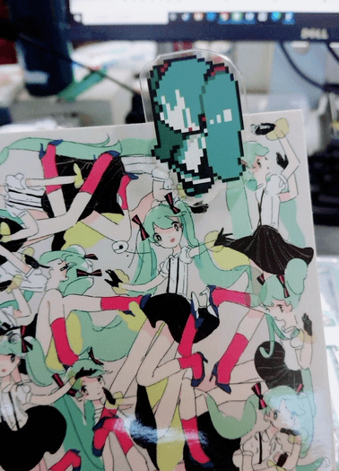 初音未來壓克力夾子