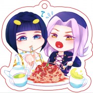 【JOJO】帕基布布吃麵 雙面壓克力吊飾