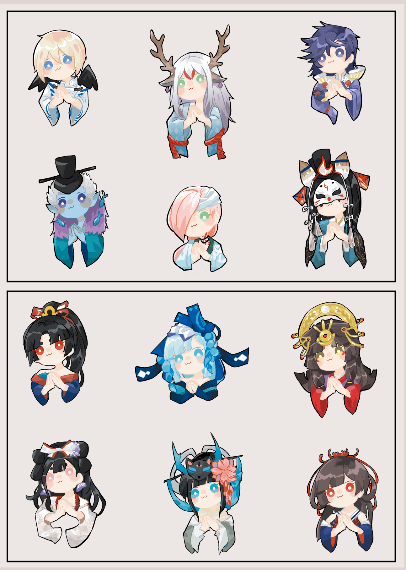 陰陽師SSR式神貼紙