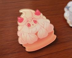 寶可夢造型胸章 舒芙蕾霜奶仙