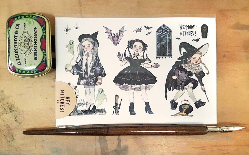 Hey Witches! 模造刀模貼紙
