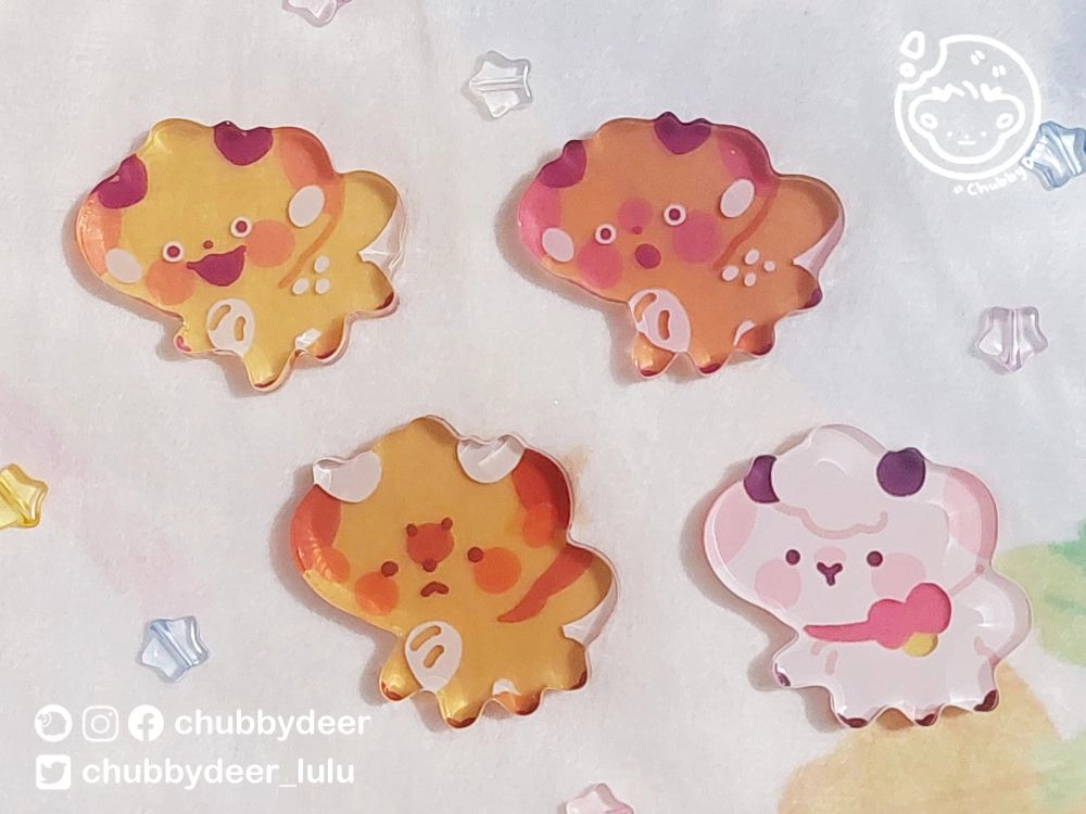 【胖鹿鹿】鹿口即化鹿鹿糖果🍬透明壓克力飯友