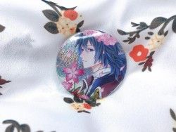 鬼滅之刃 - 冨岡義勇 誕生花 閃底徽章