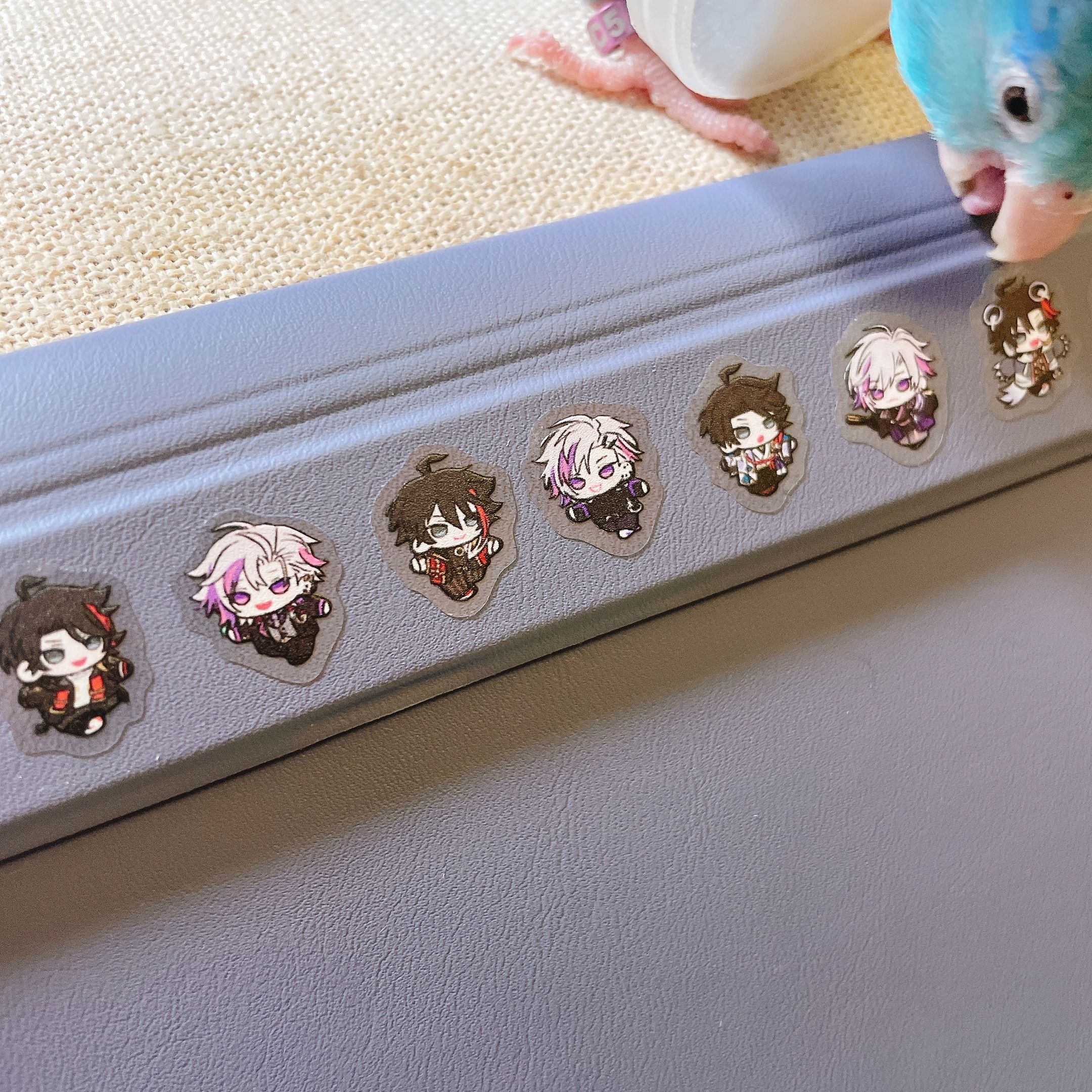 ふわぐさ透明貼紙