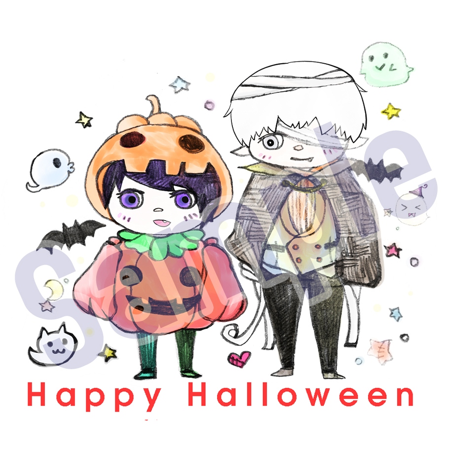 東京喰種  Hello Halloween!!月金貼紙（萬聖節款）