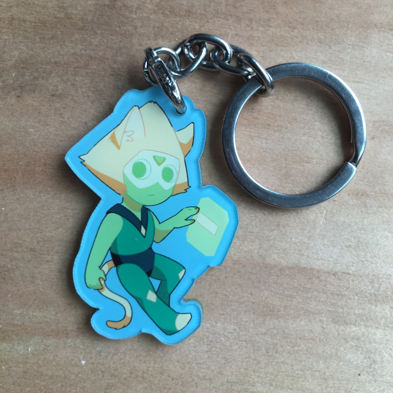Peridot雙面不透明壓克力吊飾