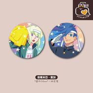 普羅米亞–里歐&加洛｜ 圓形閃底胸章組
