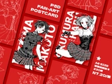 《Persona5》新島真 / 奧村春 星夜熱舞造型明信片