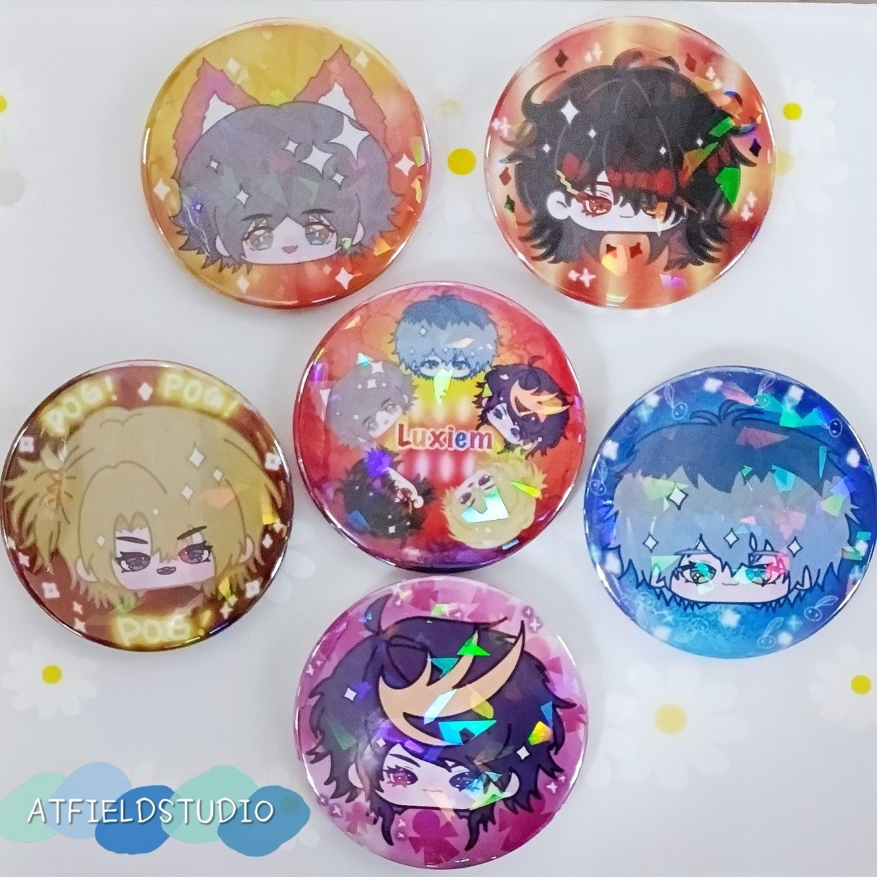 【彩虹社】Luxiem雷射徽章【Luxiem】