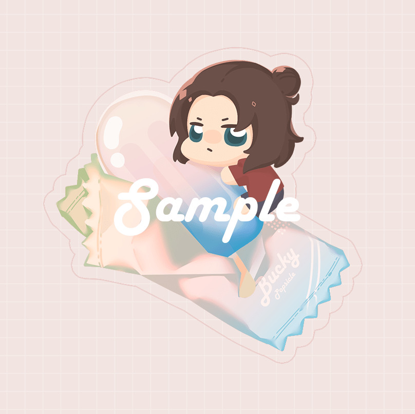 【MARVEL】Bucky 個人吊飾 | Bucky Popsicle