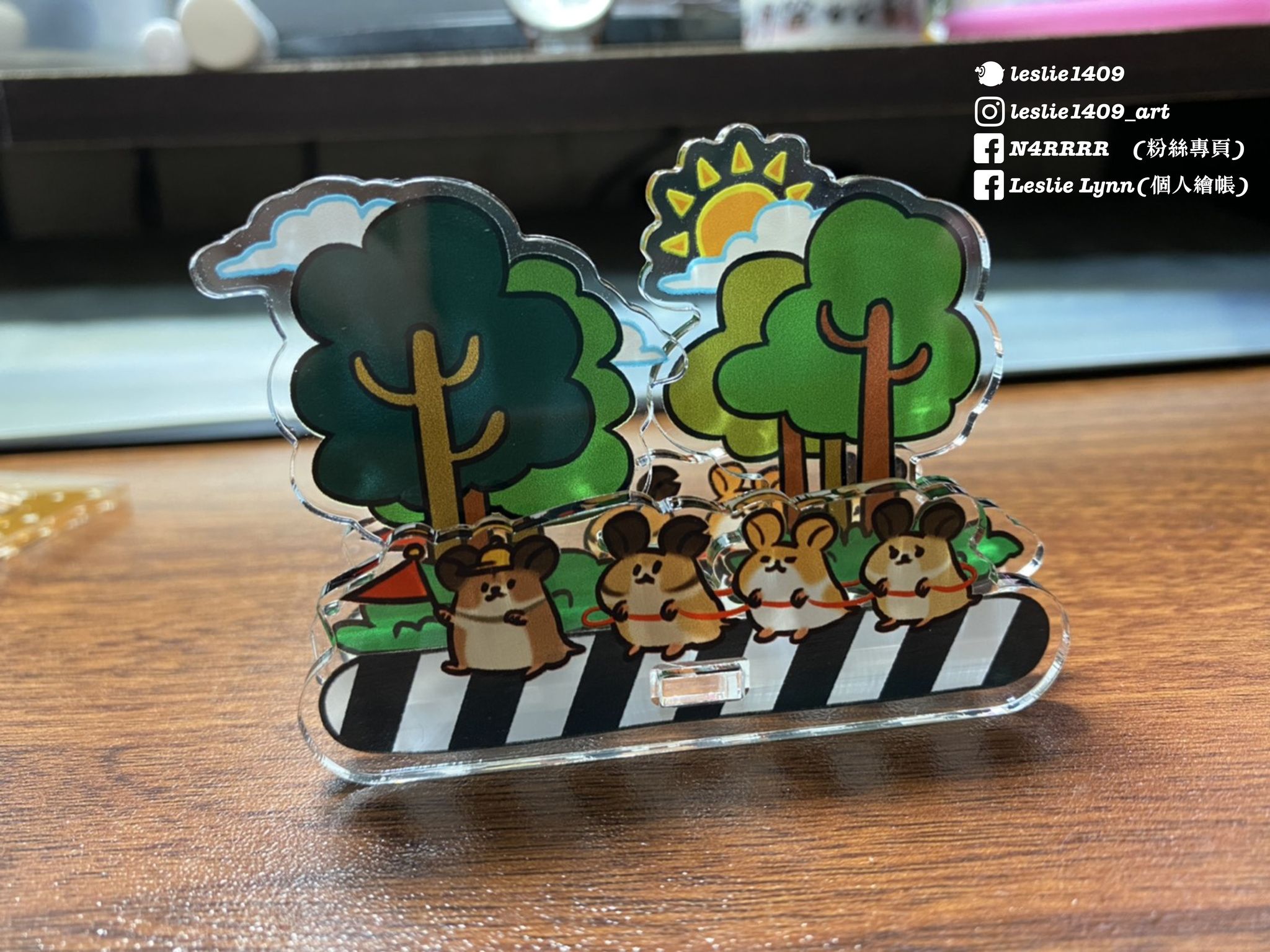 原創–原生奶油｜ 自組壓克力立牌