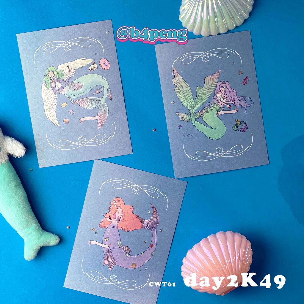 美人魚明信片