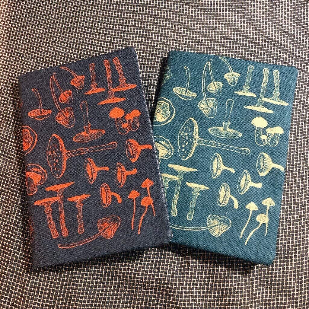 【原創】蘑菇帆布書衣