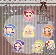 【小魔女Doremi】4cm串聯透明亞克力吊飾+手機支架