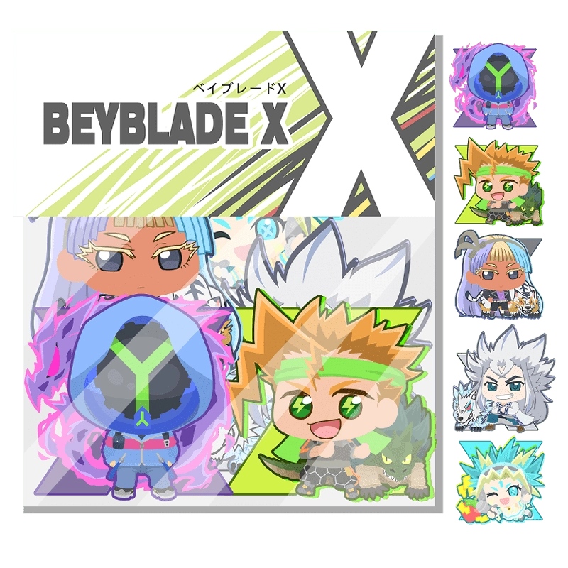【BEYBLADE X】戰鬥陀螺X 防水貼紙包 D款 (5款)