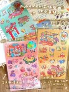 Pokemon愉快祭典 燙金貼紙