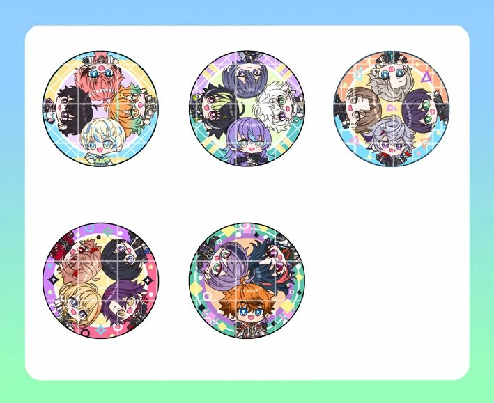 【彩虹社JP組】58MM星星膜胸章